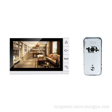 9-inch audio doorbell with recording function, supports maximum 32GB SD cardNew